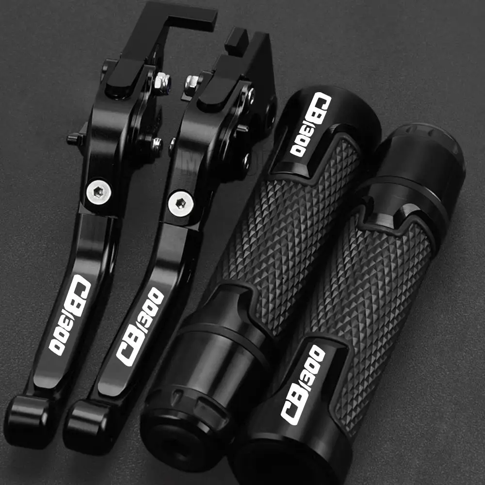 

CB1300 Motorcycle Aluminum Brake Clutch Levers Handlebar Hand Grips ends For HONDA CB1300 X4 SC38 1997 1998 1999