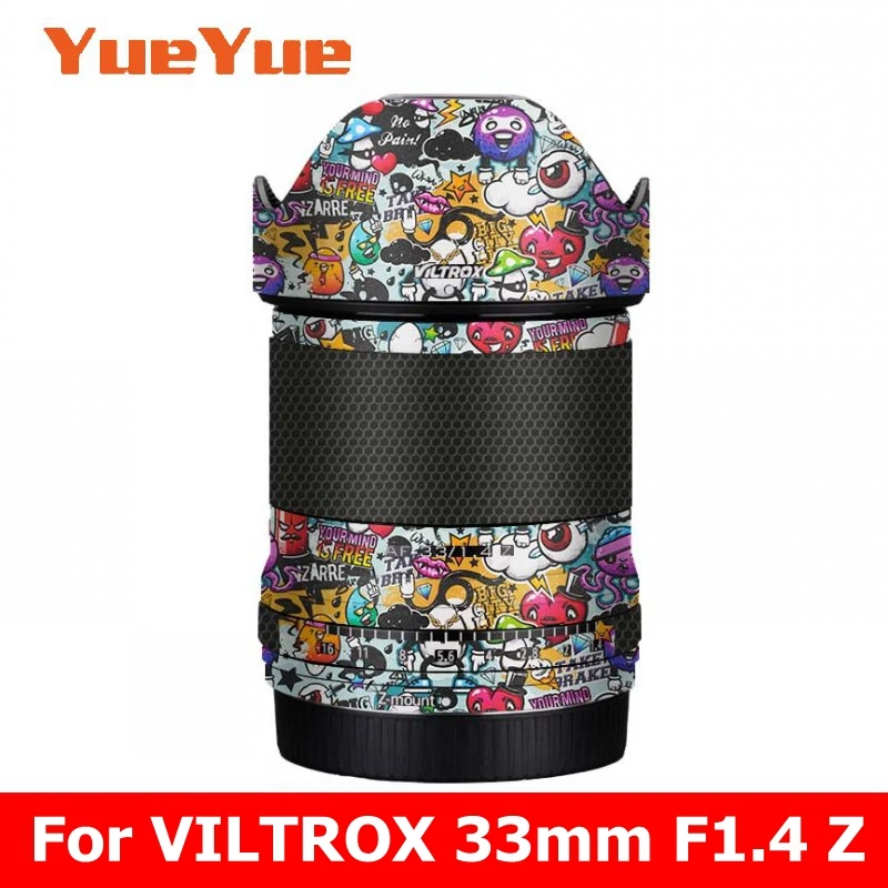 

Виниловая пленка для VILTROX AF 33 мм F1.4 Z, Защитная пленка для корпуса объектива камеры, защитное покрытие для крепления Nikon