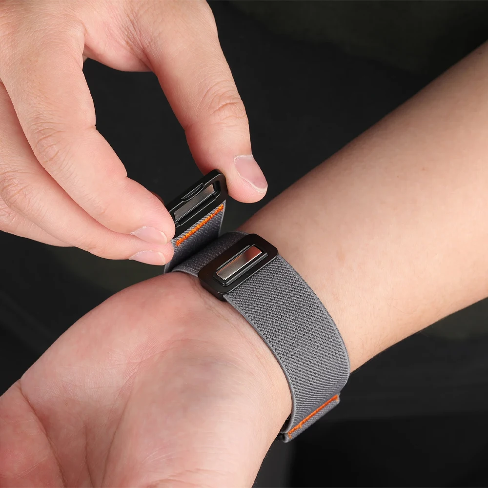 Фото Ремешки 20 мм 22 мм для Amazfit GTS 4 mini/3/GTR 4 Pro/3/2/balance/active 2, магнитный спортивный браслет для часов Correa Amazfit bip 6 Band №5