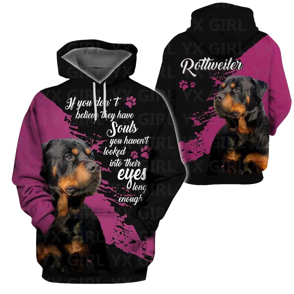 

Толстовки Rottweiler/Немецкий овчаг/ТРОСТНИКОВЫЙ Корсо с 3D принтом, женские пуловеры для мужчин, уличный спортивный костюм, подарок с любимой собакой