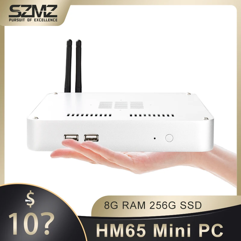 

SZMZ Mini PC Core i3 i5 i7 8GB 128GB 256GB SSD Windows 10 Gaming Computer, 4K 60Hz HDMI VGA Desktop Computer Minipc Gamer