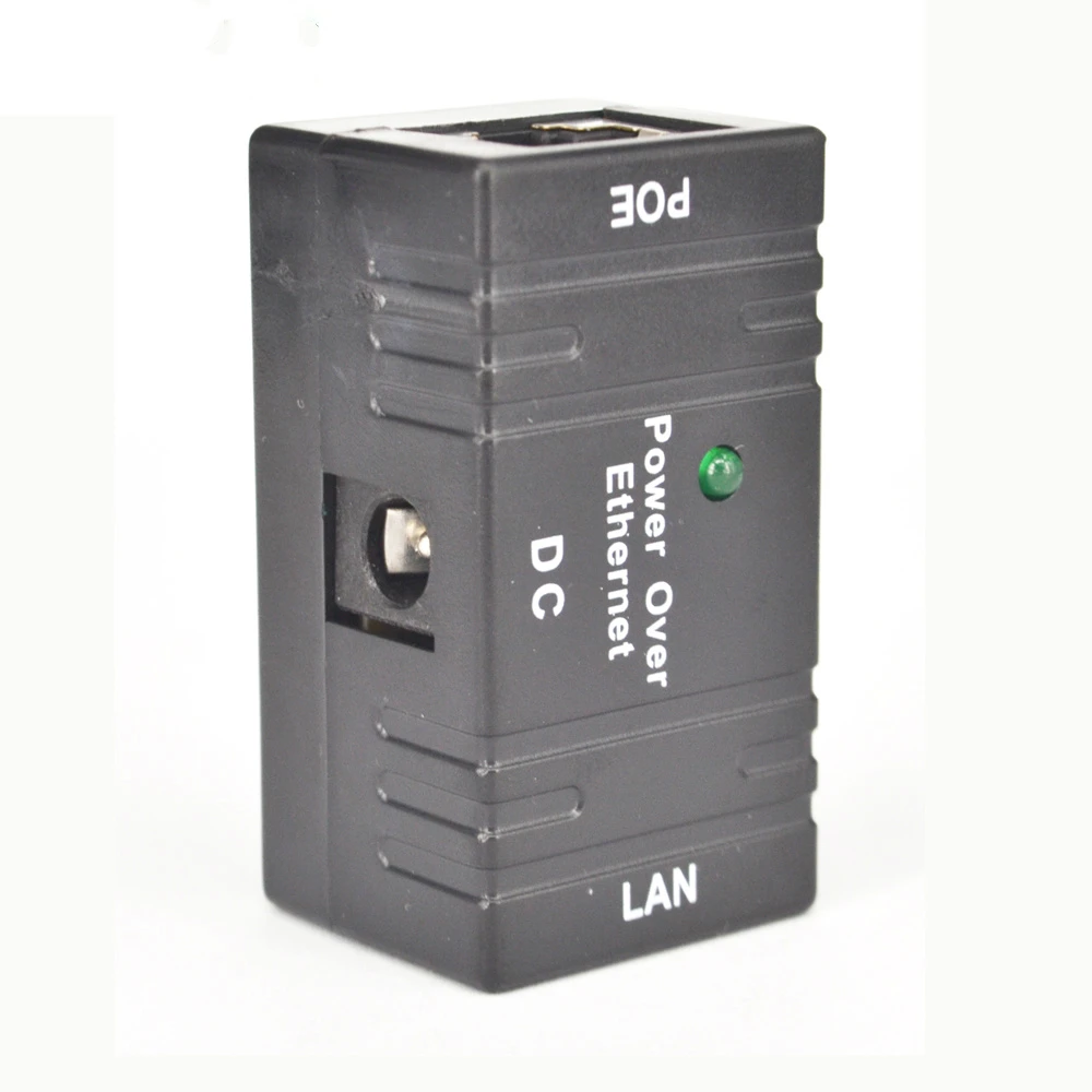 

POE Splitter Injector Passive DC Power Over Ethernet RJ45 10/100mbp Wall Mount Adapter For LAN Network Security IP Camera