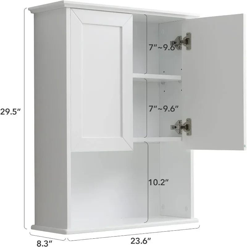 Настенный шкаф для ванной комнаты над унитазом деревянный хранения аптечек