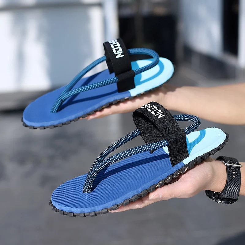 

Flip Flops Men Slippers Fashion Summer Sandalias De Plataforma De Verano 2023 Slides Beach Shoe Flip Flops Male Casual Slipper