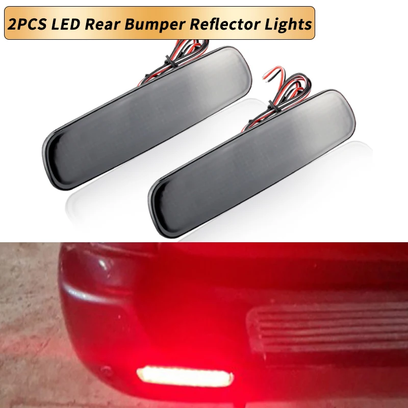 Красные/черные линзы для Lexus LX470 Toyota Land Cruiser 1998-2007 отражатель заднего бампера