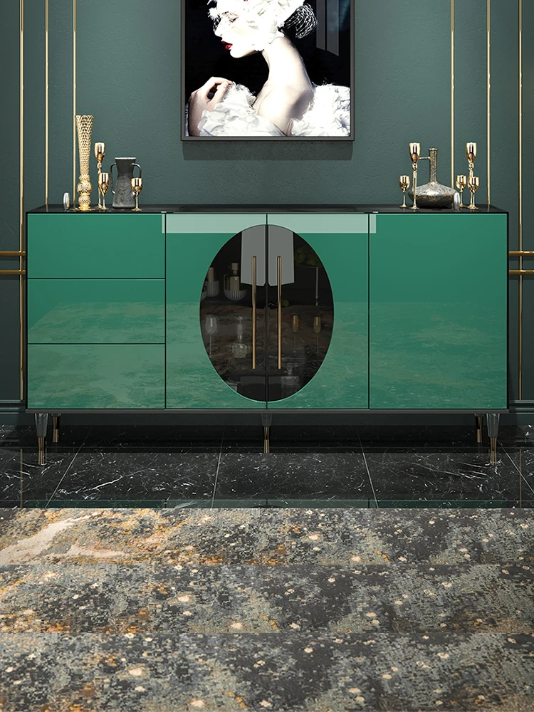 Стиль постмодерн роскошный боковой шкаф итальянское минималистичное хранилище
