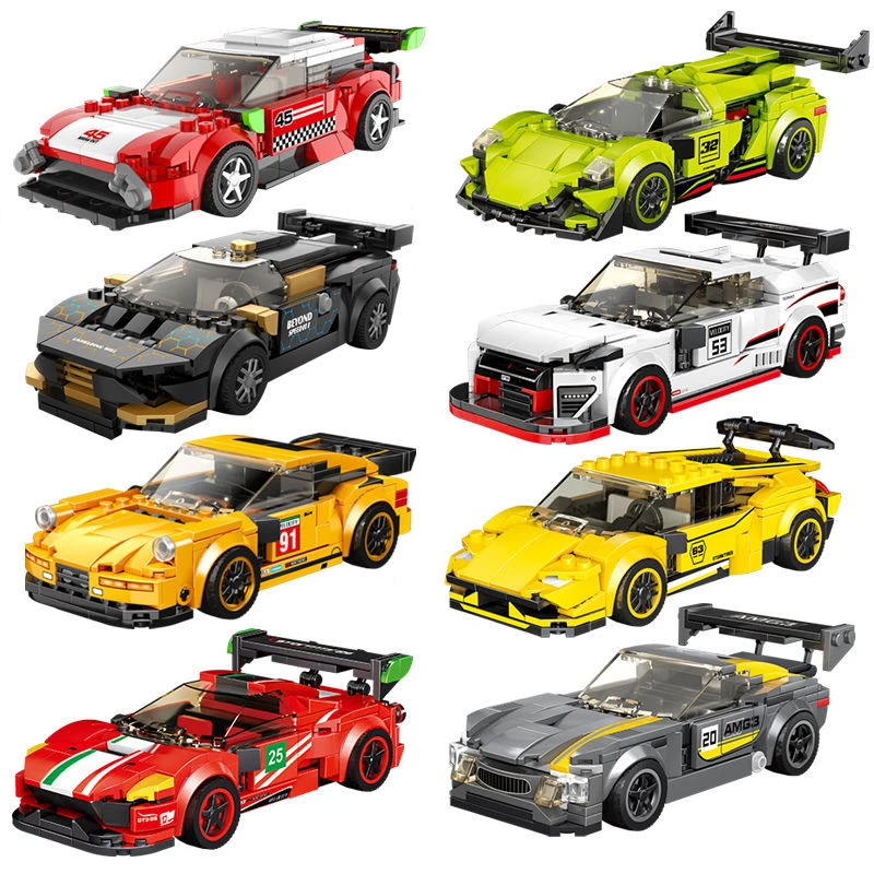 Конструктор гоночный автомобиль совместимый с Lego MOC |