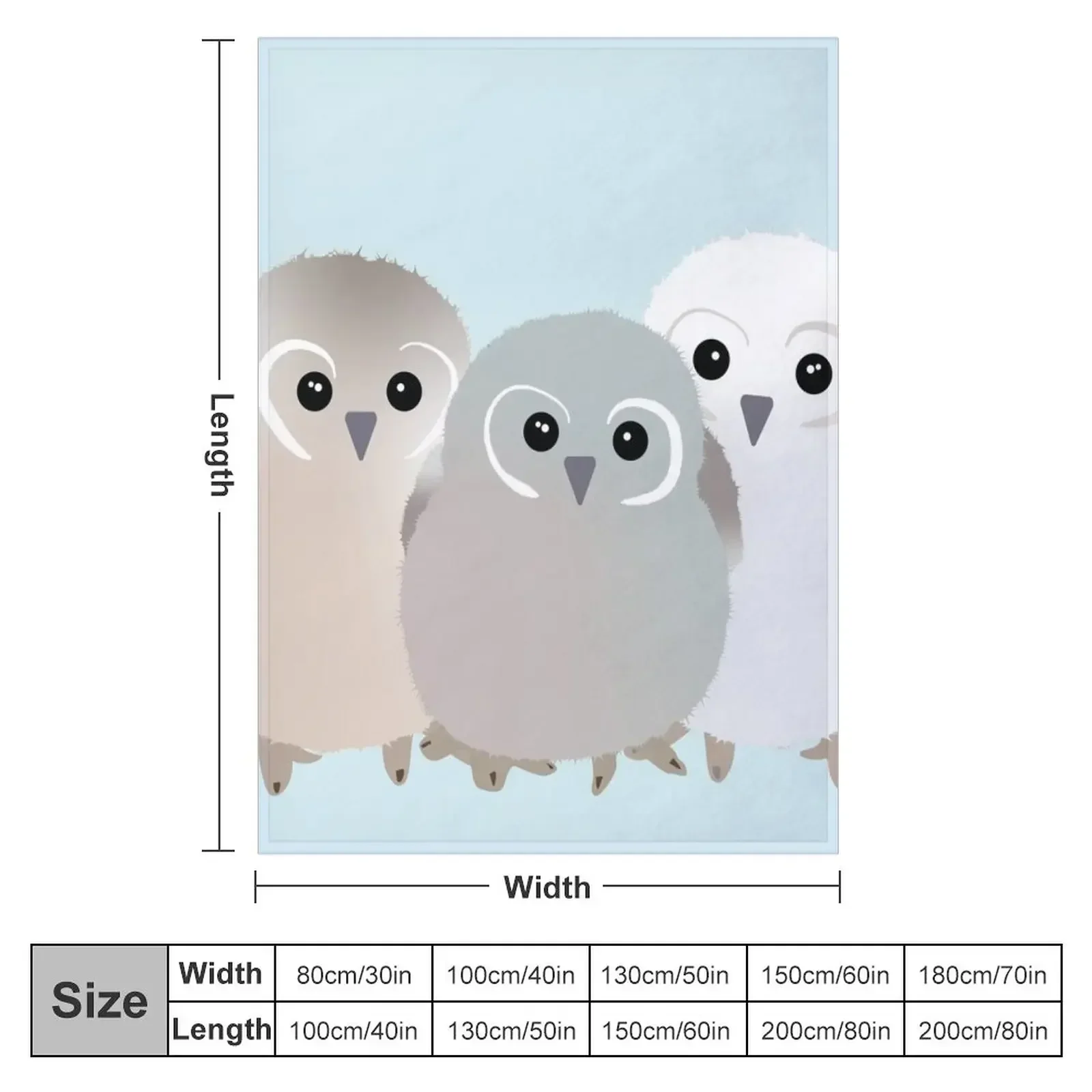 Милые 3 Детские Совы пледы на Хэллоуин манга кровать плед пляжные одеяла