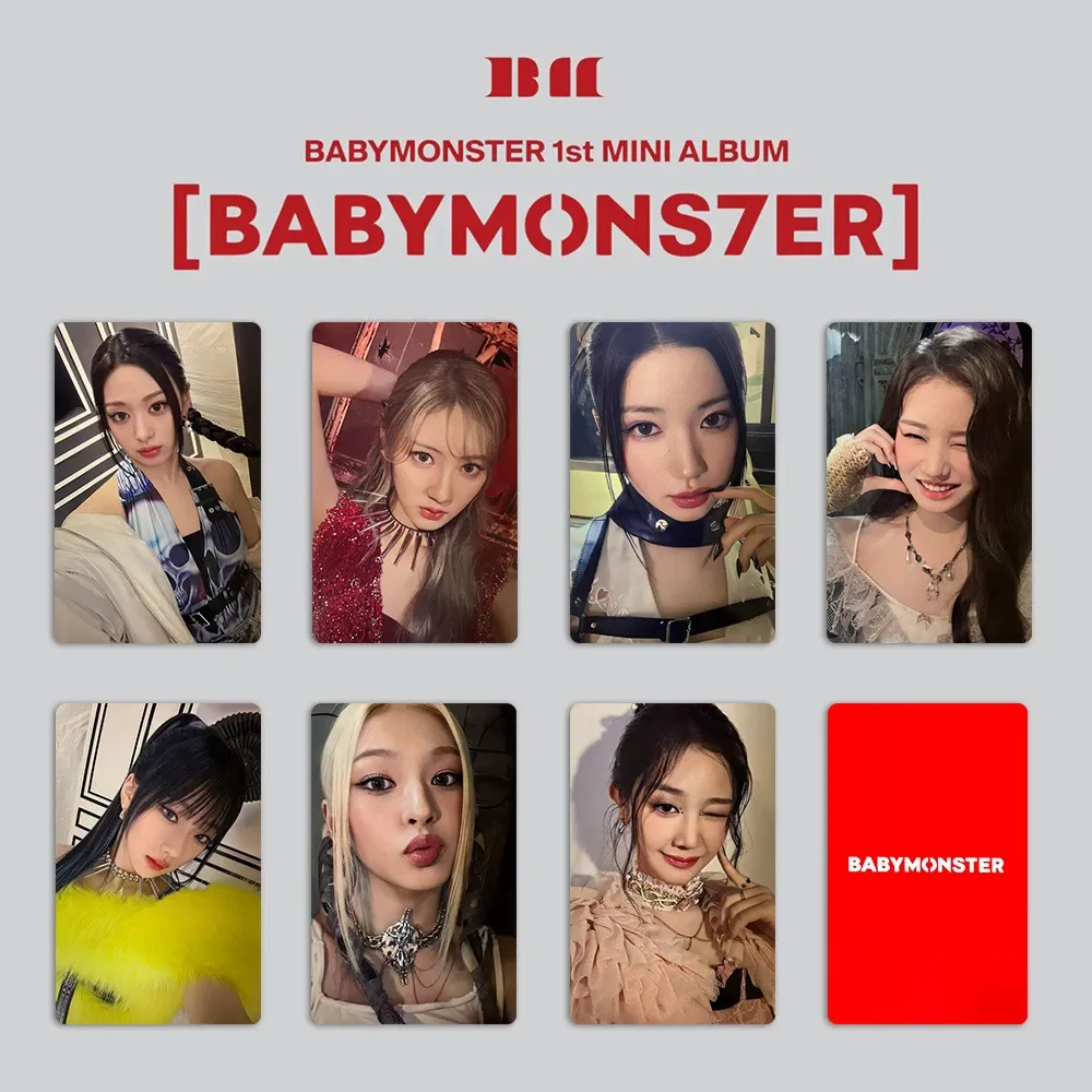 Kpop Idol BABYMONSTER 1-й альбом фотооткрытки