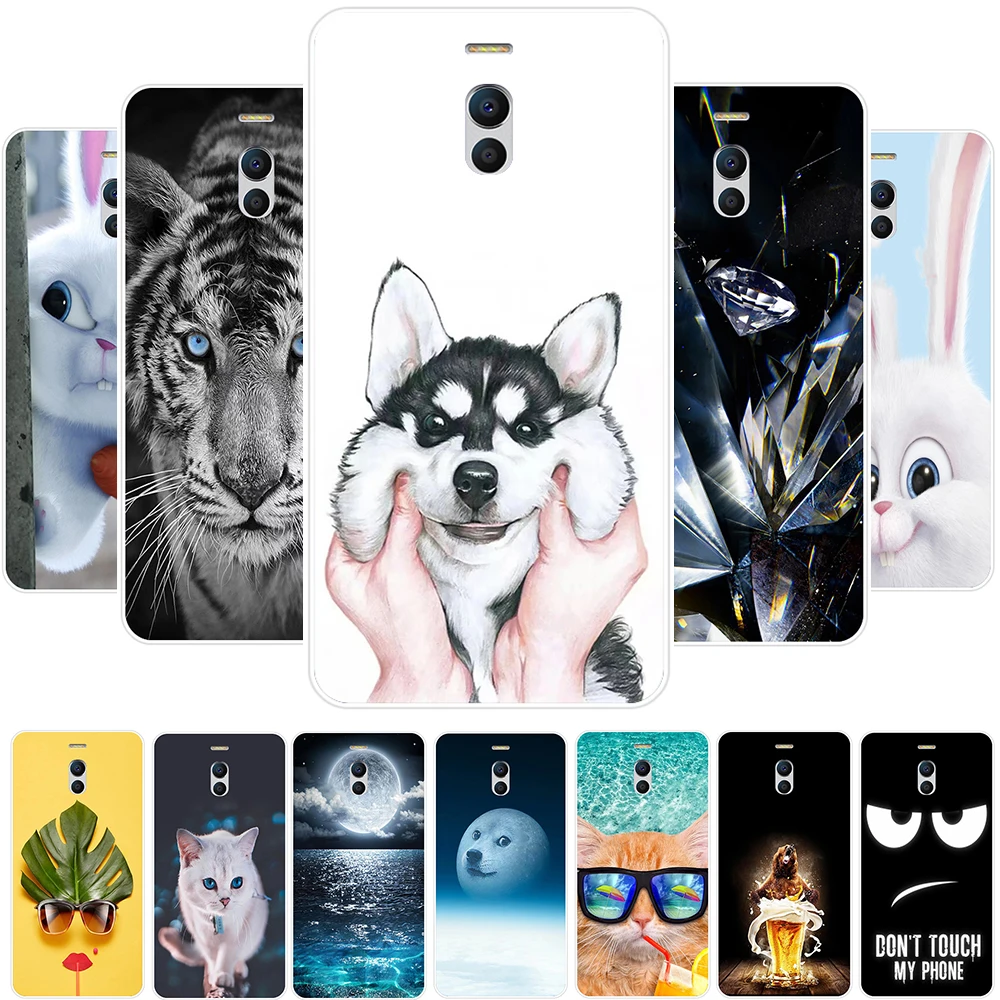 

For Meizu M6 series protective transparent shell Meizu M6 M6s M6T M6 note painted pattern mobile phone TPU back phone case