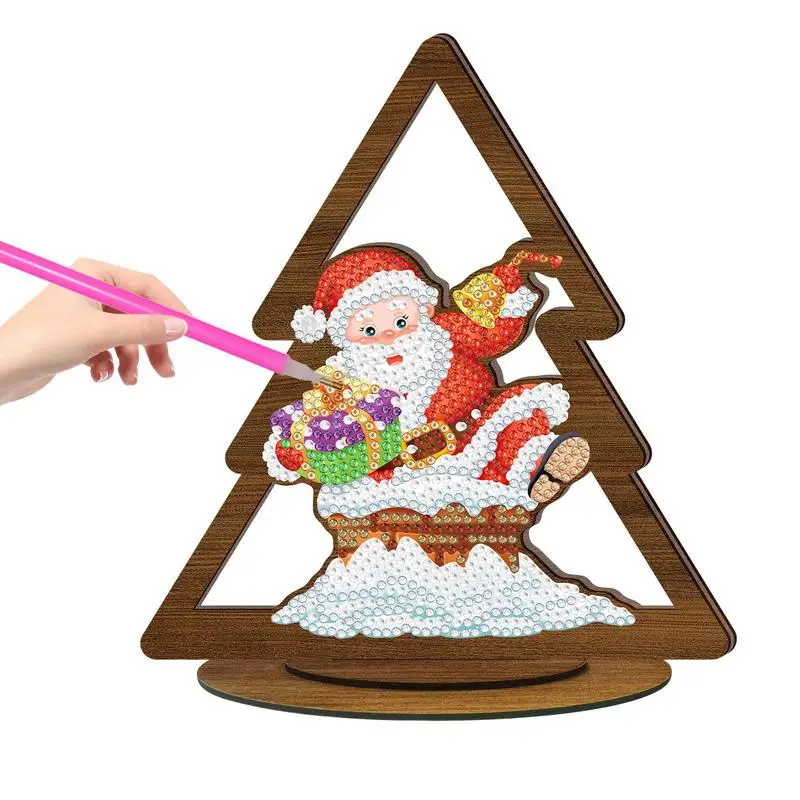 

Алмазная краска, рождественские украшения, алмазная краска Санта-Клауса, настольные украшения для рождества, алмазная акриловая краска «сделай сам»