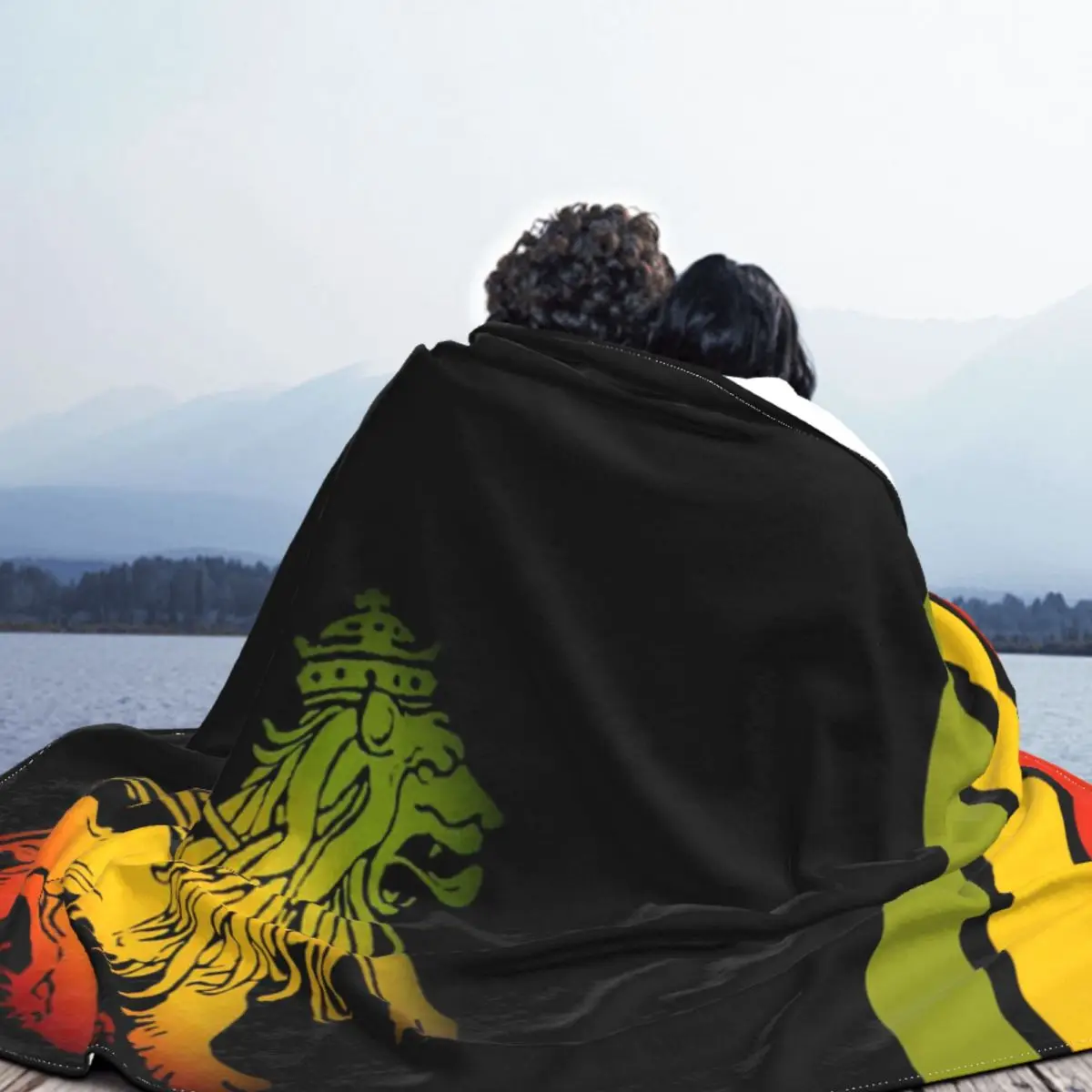 Крутое художественное одеяло Rasta Lion Of juah s флисовое многофункциональное