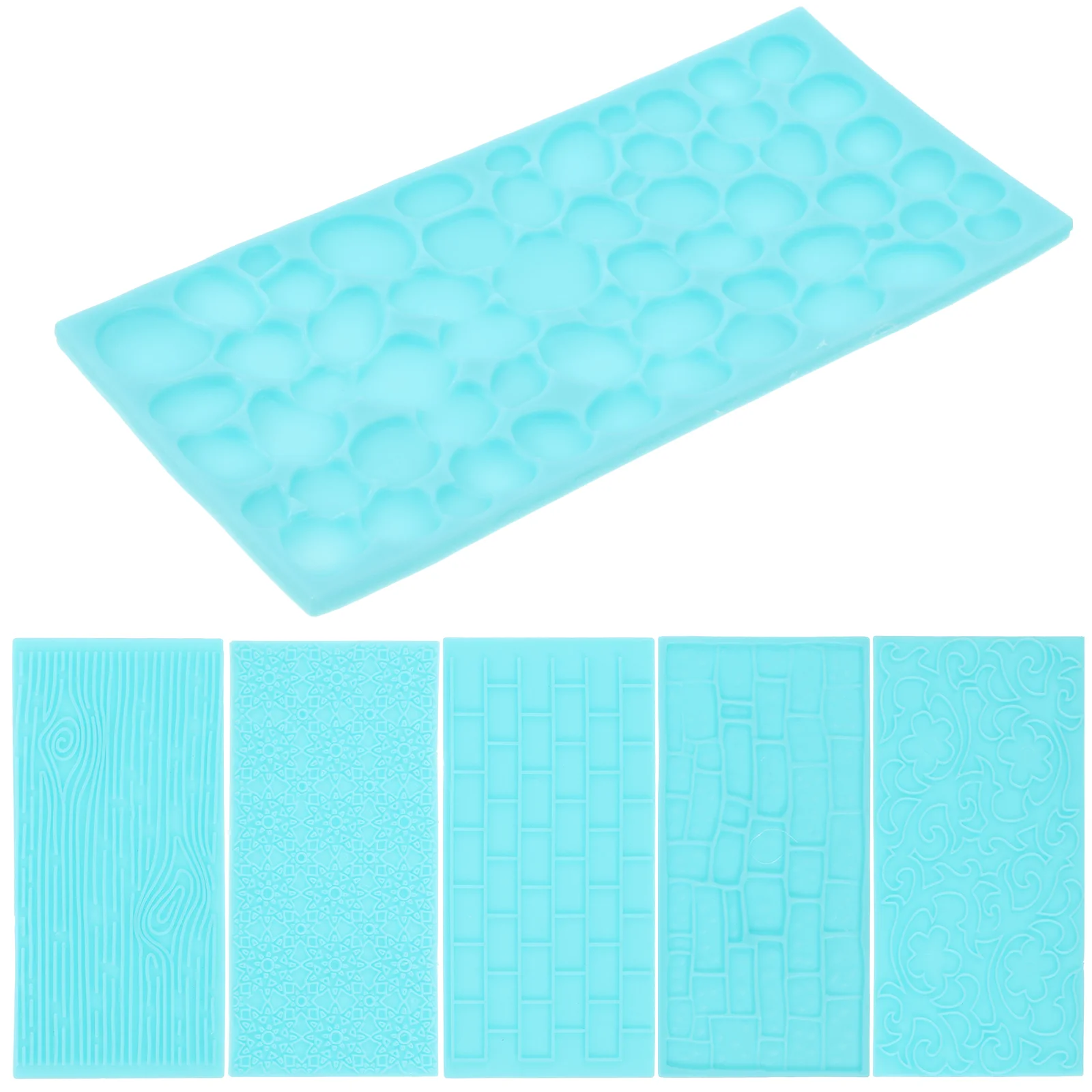 

Clay Texture Sheets Mat Embossing Molds Chocolate Mold Impression Cake Embossed Biscuits Jewelry Pottery Fondant Stamps Polymer
