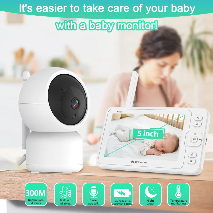 Barato monitor de bebé de largo alcance