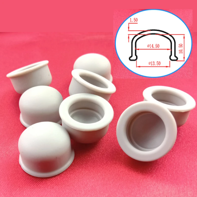 

2/3/5PCS Silicone Rubber Pipe End Caps Protector Blanking Plugs Grey/Brown Internal Diameter 14.5mm
