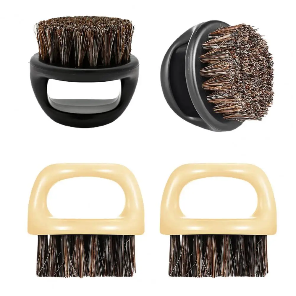 

4Pcs Barber Hair Brush Practical Knuckle Men Shaving Brush Multifunctional Comfortable Grip Moustache Brush