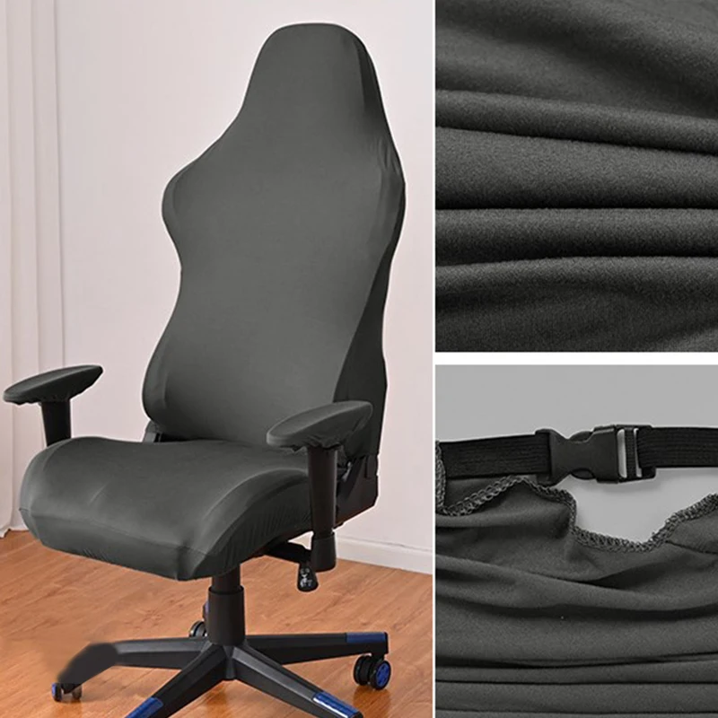 

Elastic Office Chair Cover Seat Case E-sports Chair Cover Computer Chair Slipcover Stool Cover Stretch Solid Color Anti-scratch