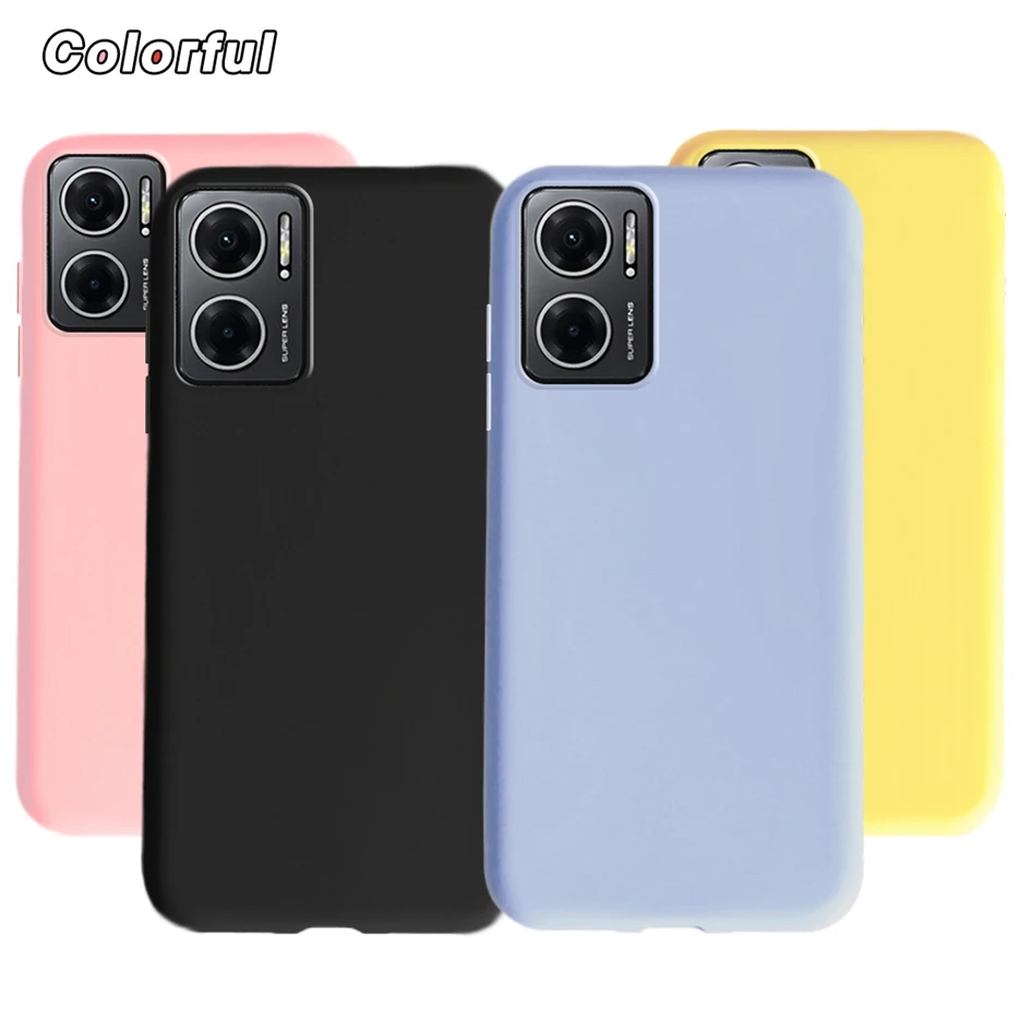 Чехол для Xiaomi Redmi Note 11E новинка 2022 мягкий чехол из жидкого силикона милый яркий Pro