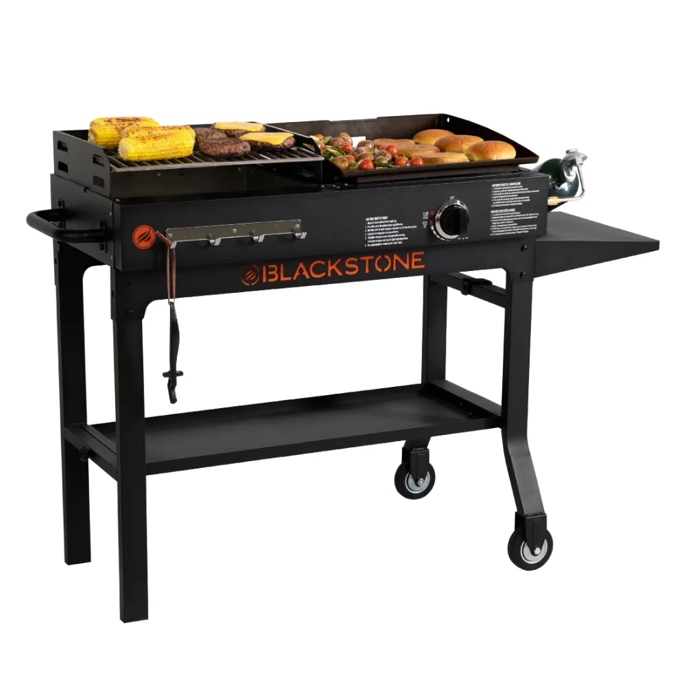 

Duo 17" Griddle and Charcoal Grill Combo
