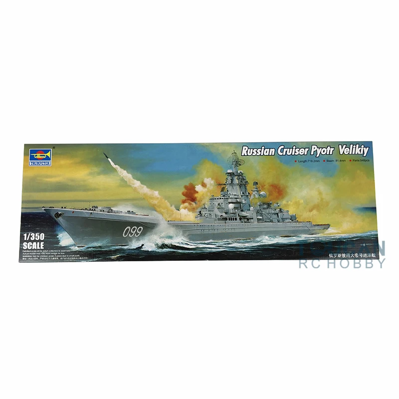 Фото Trumpeter 04522 1/350 Русский крейсер Килов Класс Питер Большая модель лодки Комплект TH05428-SMT2 №2