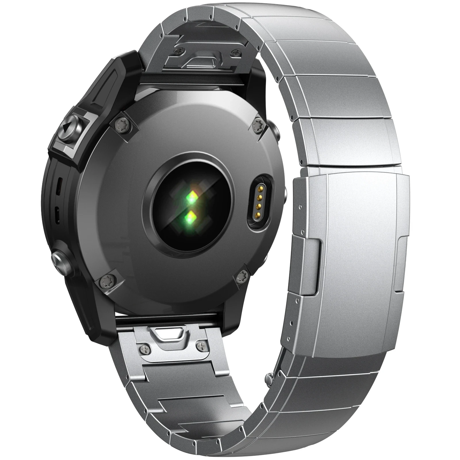 Фото Ремешок из титанового сплава для Garmin Instinct 3 2X/Fenix 8 E 7 7X Pro/EPIX Pro Gen 2/Tactix 8 Band QuickFit 26 мм 22 мм Браслеты №1