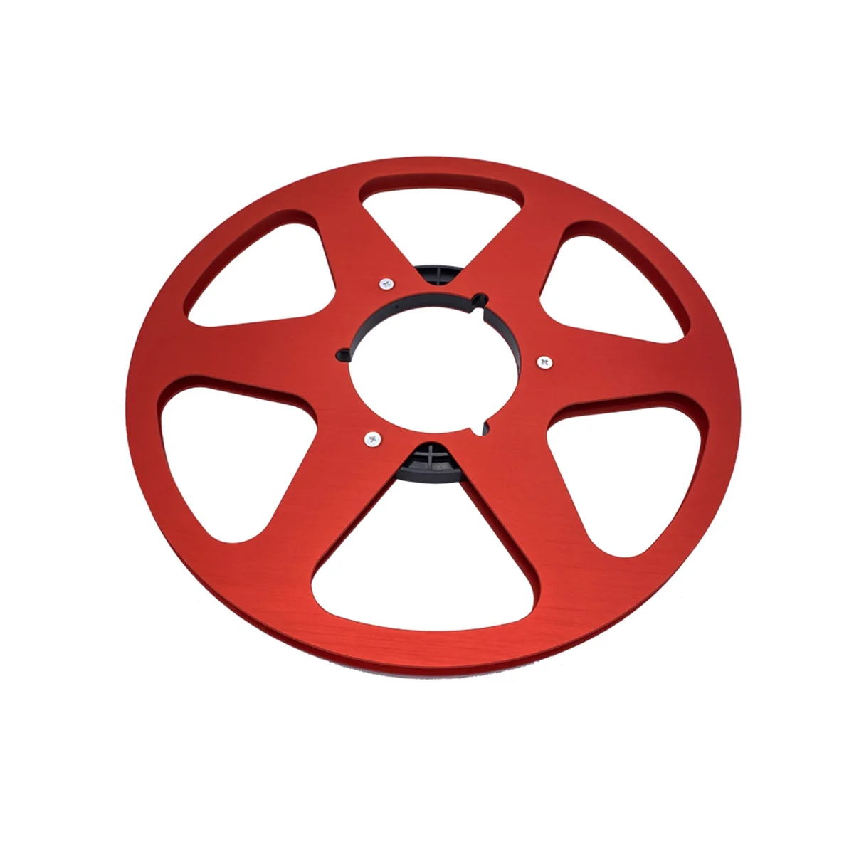 

New Analog Audio 10.5Inch X ¼Inch Metal Tape Reel - HUB Open Reel Audio Aluminum Takeup Reel ( Red)