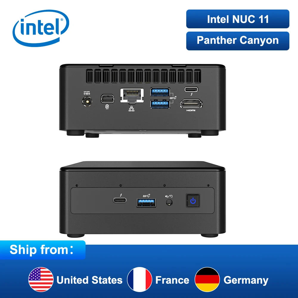 

Intel NUC 11 NUC11PAHi5/NUC11PAHi7 Home & Business Desktop Mini PC Intel Core i5-1135G7/Core i7-1165G7 28W Intel Iris Xe Graphics