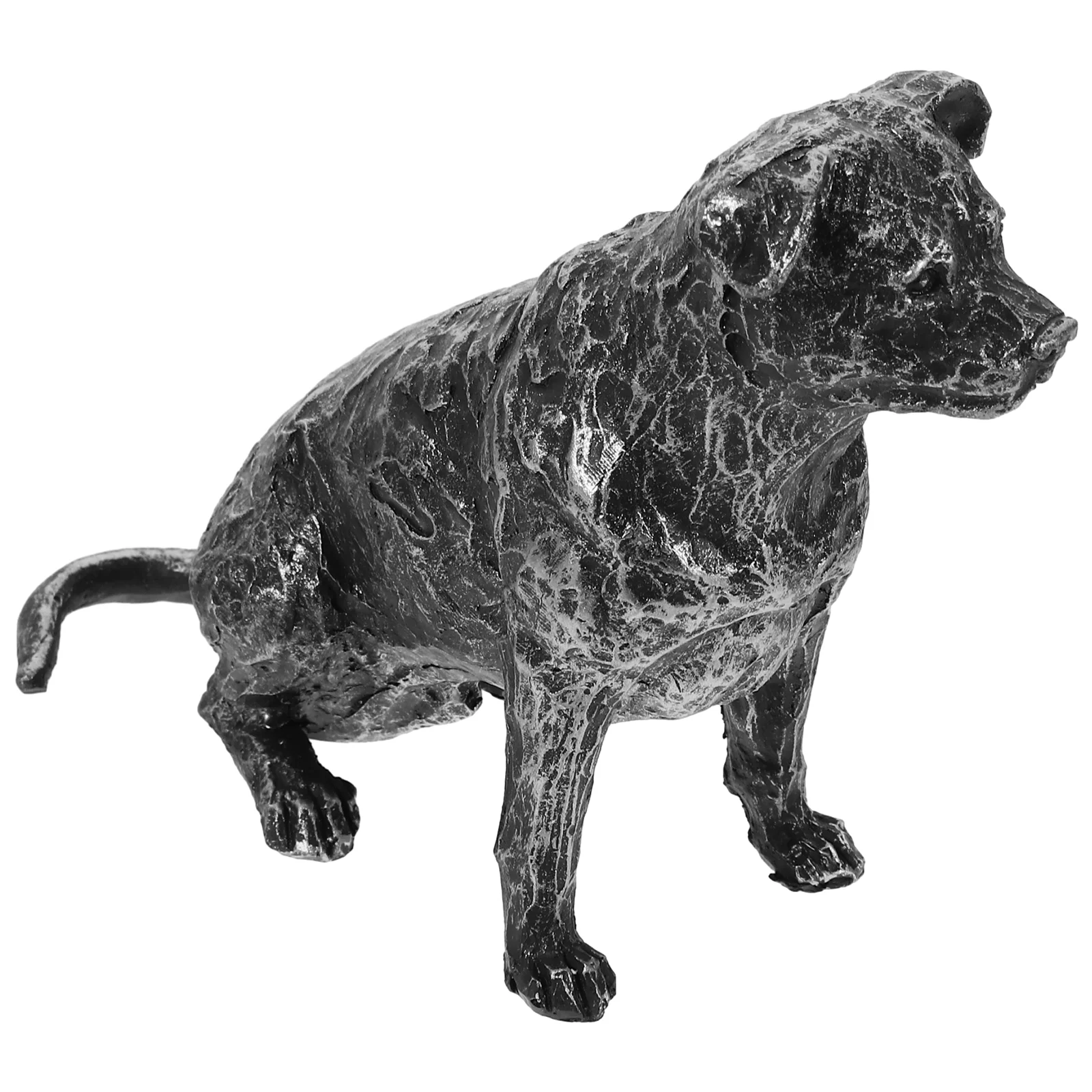 

Decorative Dog Figurine Lovely Resin Simulated Animal Figure Puppy for