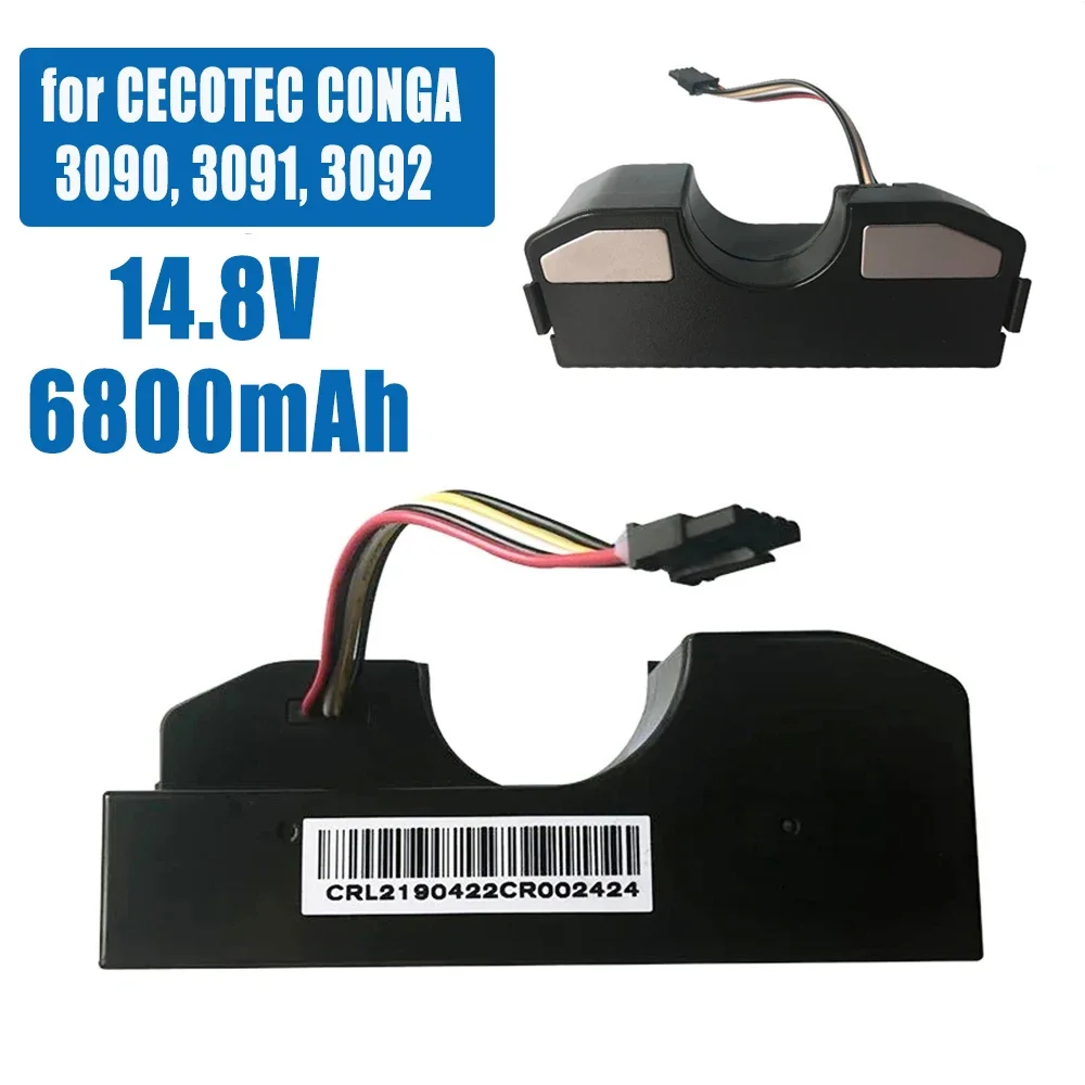 Вакуумная батарея для CECOTEC CONGA 3090 3091 3092 05173 подходит 6800 14 4 мАч/Вт/ч