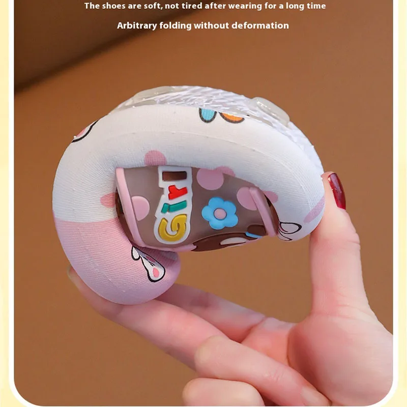 Детские Летние Тапочки С Героями Мультфильмов Мягкие Дышащие Домашние Сандалии