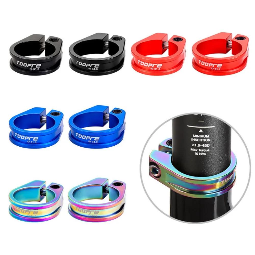 

Bicycle seatpost clamp, 31.8mm/34.9mm, ultra light, aluminum alloy buckle, mountain bike, cycling accessories