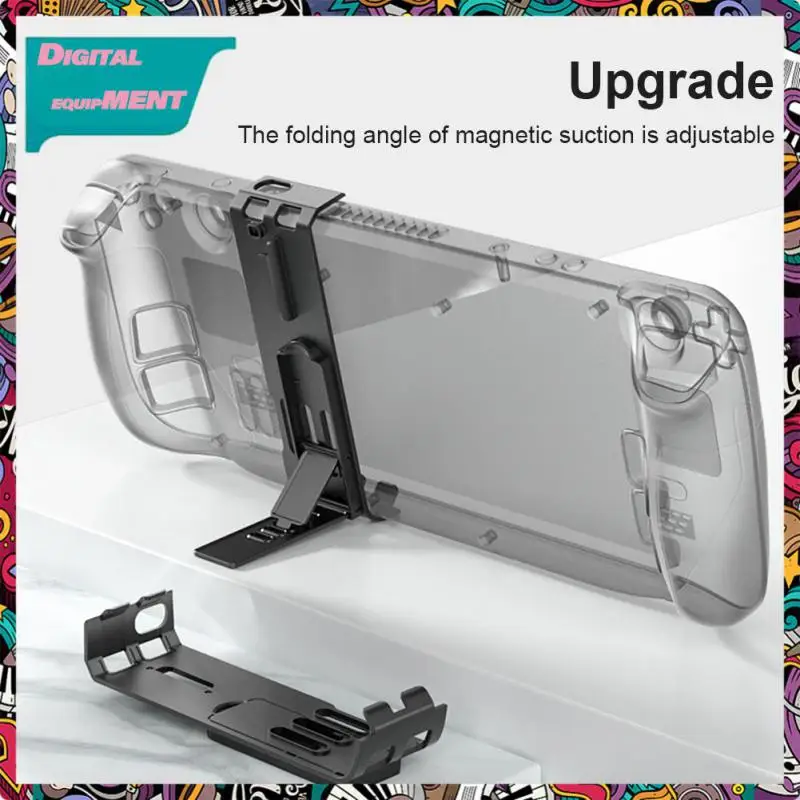

Lightweight Desktop Phone Stand Magnetic Adjustable Host Back Bracket Portable For Steam Deck For Steam Deck Stand Bracket