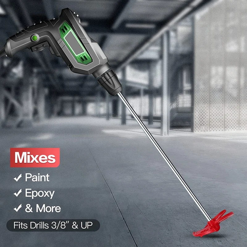 Упаковка из 3 лопастей для смешивания краски эпоксидной смолы грязи и