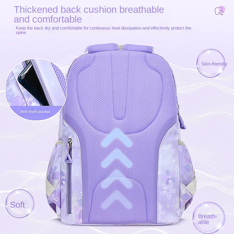 Водонепроницаемые Детские школьные ранцы для девочек ортопедический рюкзак