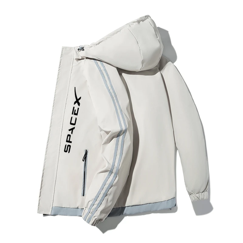 

2023 New Spring And Autumn Brand Men's Windproof Zipper Jacket Casual High Quality Hooded Baseball Jacket Outdoor Sports Jacket