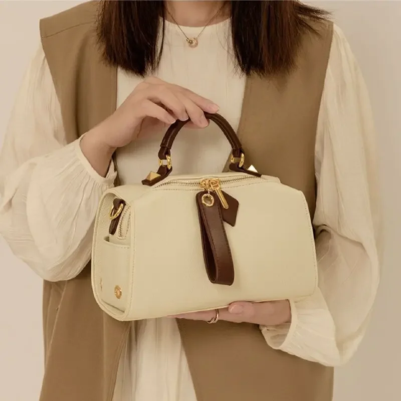 

Large capacity pillow bag, high-end soft leather handbag, versatile and niche design, commuting single shoulder crossbody bag