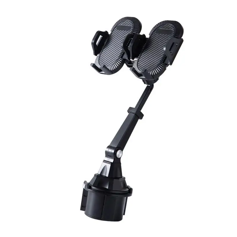 

Dual Phone Holder For Car Long Neck Cup Phone Holder For Car Truck Double Car Phone Mount Universal Gooseneck Cup Holder Cradle