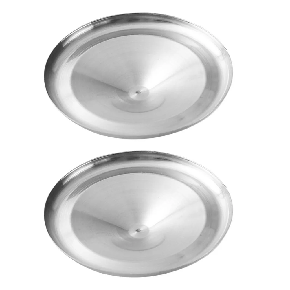 

2Pcs Leak-proof Water Cup Lids Dust-proof Mug Covers Round Cup Covers Bowl Lids