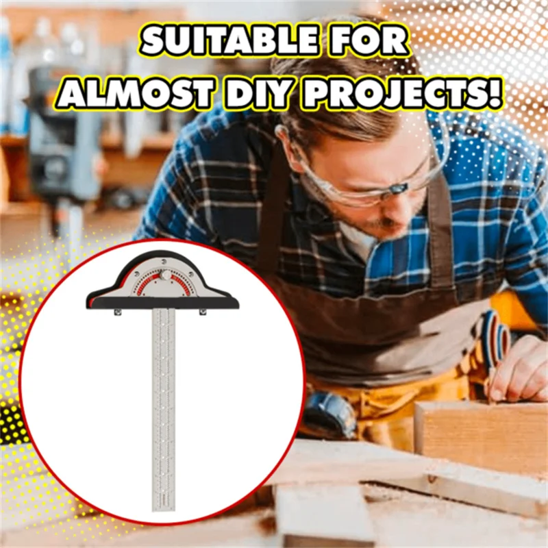 

New Woodworkers Edge Ruler Roof Measuring Angle Ruler Multi-function Tools for Carpentry Woodworking