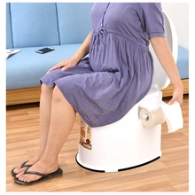 Simple Modern Household Portable Mobile Elderly Toilet European Type Pregnant Women Elderly Indoor Odor and Splash Urinal