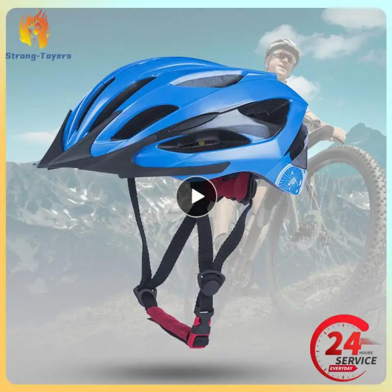

Ultralight Bicycle Helmet With Removable LED Taillight Integrally-molded MTB Road Bike Electric Bicycle Safety Protective Gear