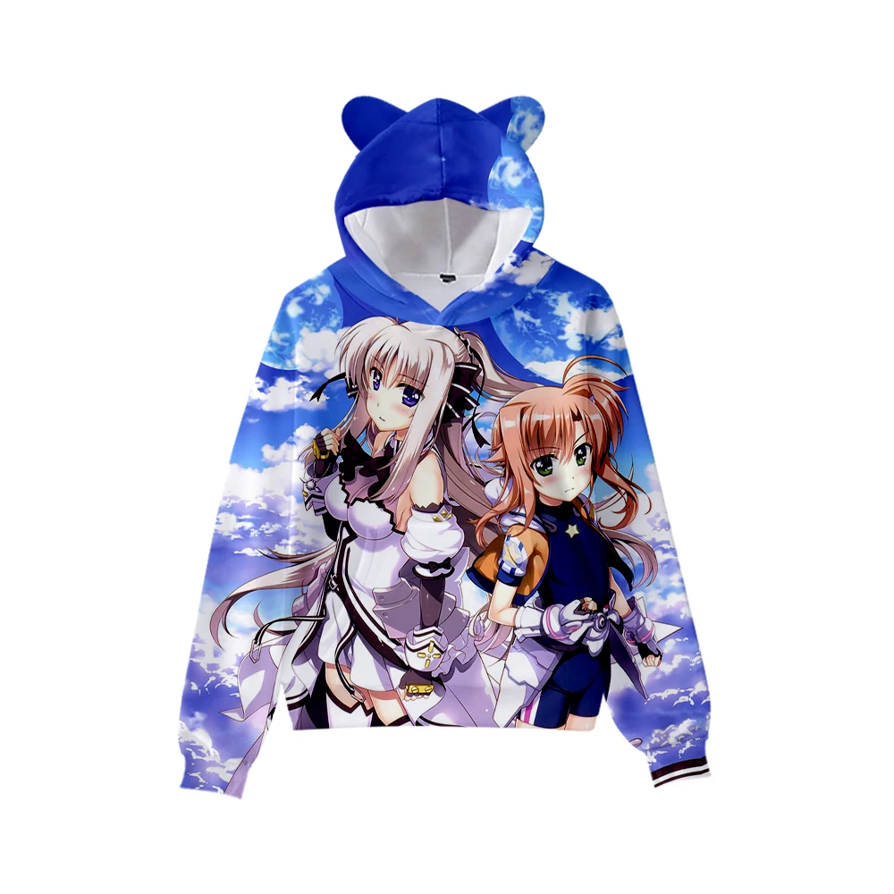 

Anime Vivid Strike Cat Ear Hoodie Fashion Clothes Harajuku Hoody Womens Girl Pullover Cosplay Tops Japanese Anime S Men-Clothes