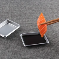 100pcs plastic small sauce dish take out plate condiment dish for sushi vinegar