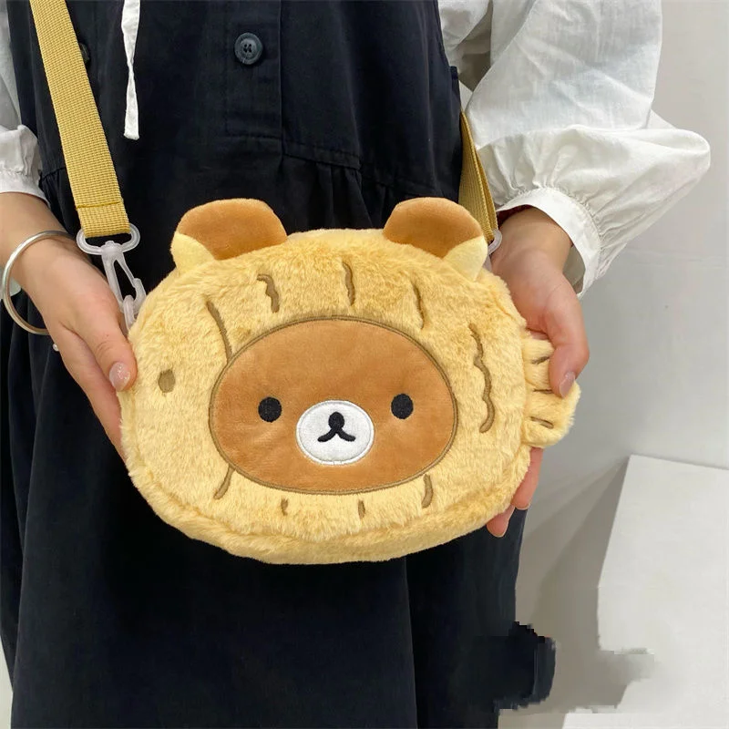 Kawaii Rilakkuma Snapper сумка на плечо мультяшная плюшевая для хранения осенняя новая