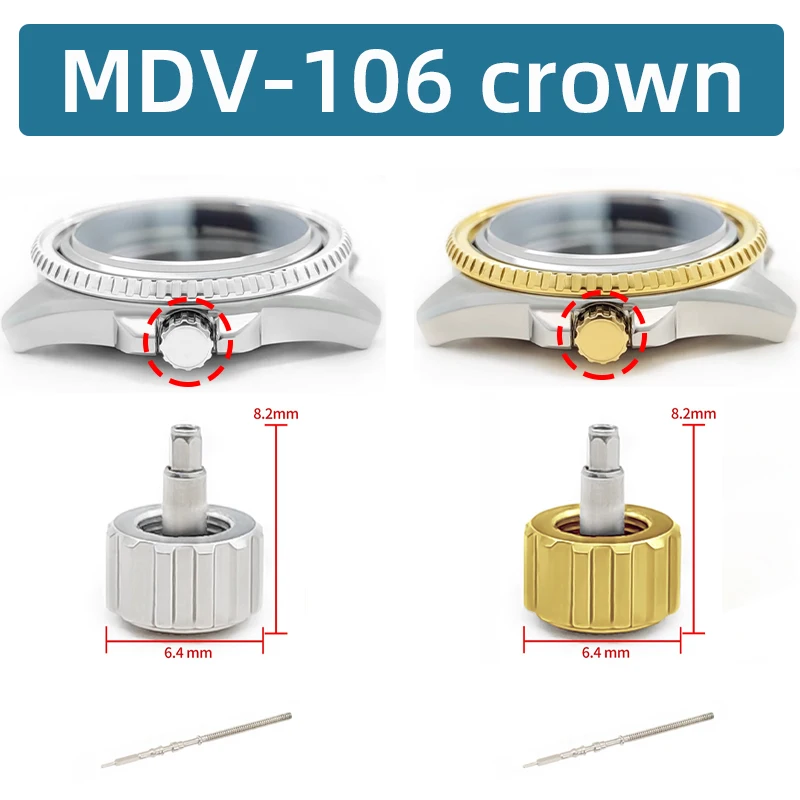 Фото MDV106 заводная головка для часов Casio Duro MDV-106, регулировка времени, заводная головка, стержень из нержавеющей стали, сменные инструменты для ремонта №1