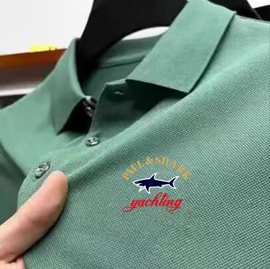 Мужская крутая и популярная легкая роскошная рубашка поло модный корейский