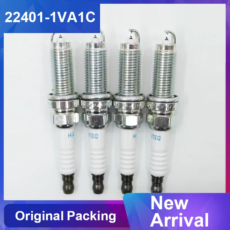 

Новые иридиевые свечи зажигания DILKAR7D11H (4/20 шт.) для Nissan Rogue 2.0L 2017, X-TRAIL, QASHQAI (22401-1VA1C)