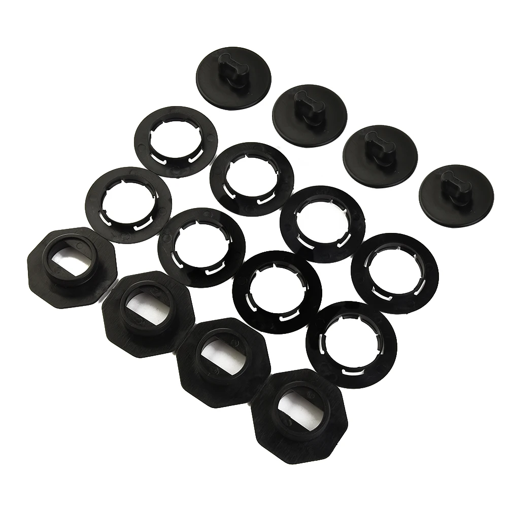 

4 PCS Universal Car Floor Mounting Points Carpet Mat Mats Clips Fixing Grip Clamps Black Anti-Slip Floor Holders Sleeves