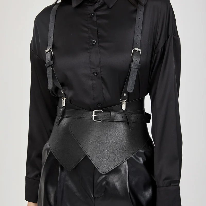 New Vest Waistband for Women Ladies's Strap Shoulder Belts Suspender Decorative Skirt Goth Adjustable for Shirt Dress Overcoat