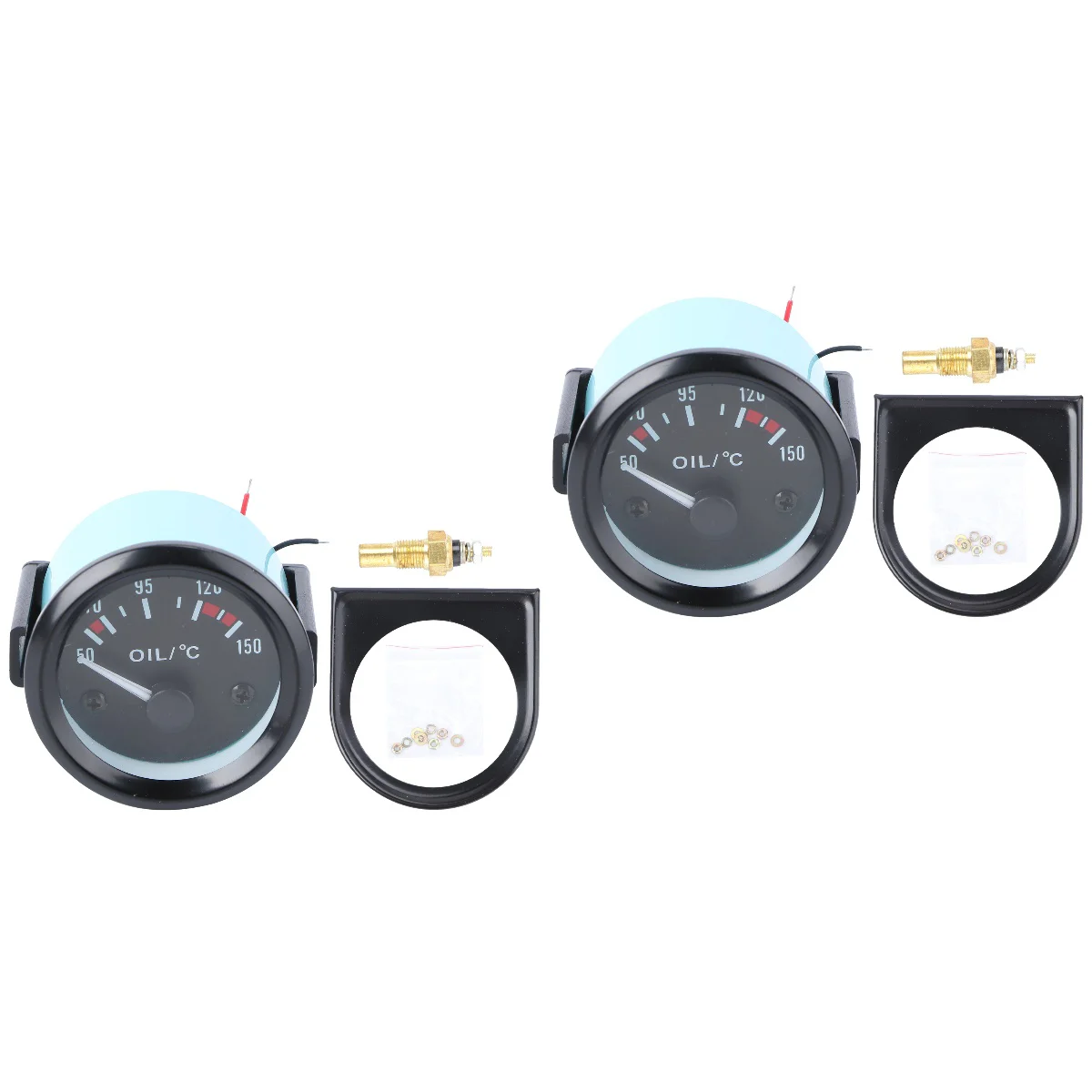 

Celsius Temperature Table LED Light Oil-temperature Gauze Gauge Stainless Steel